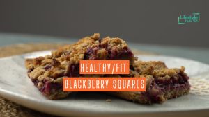 Healthy Blackberry Squares